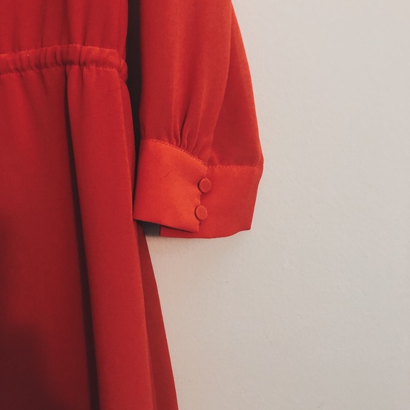 H&M | Red Orange Sheath Dress - Picture 3 of 7